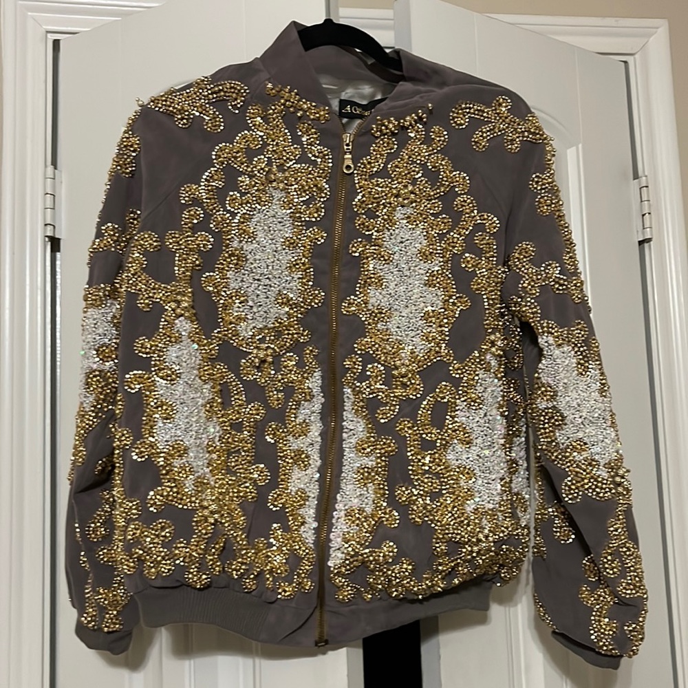 Embellished Bomber Jacket 💣